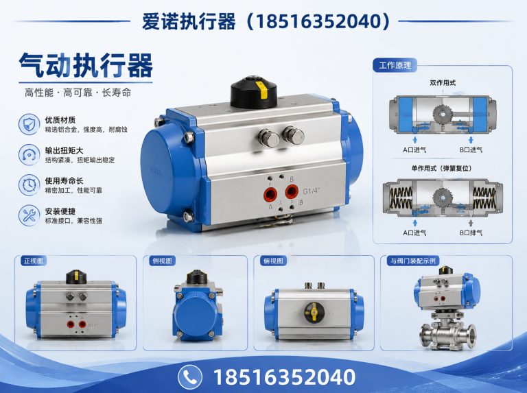 温州拨叉式执行器展示图