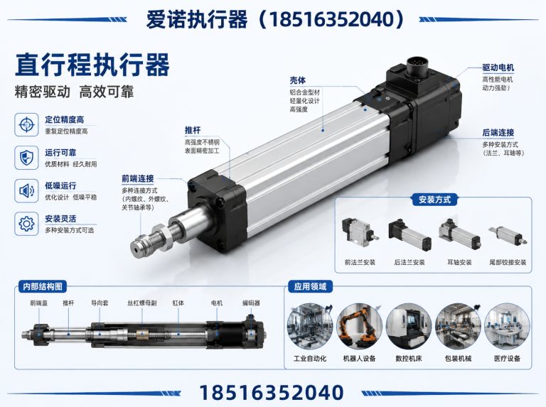 温州齿轮齿条执行器展示图